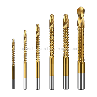 Source Factory High Speed Steel Sawing Drill Woodworking Hole Electric Drill Set Drilling Bit Sawing Drill Wood Board Reaming Slot Broaching