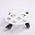 Removable flower pot base with four rollers hot selling classic black and white