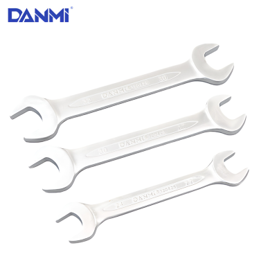 Mirror Open-End Wrench Boutique Double-Headed Rigid Dual-Purpose Wrench Outer Hexagonal Wrench Wrench Open Danmi