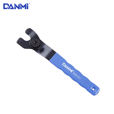 Danmi Angle Grinder Polishing Machine Polishing Machine Thickened Wrench Universal Two Claw Adjustable Grinder Wrench for Dismantling