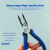 Danmi Hardware Tools Industrial Grade Wire Cutter Pointed Pliers Slanting Forceps Electrician Pliers Vice Tools Cutting Pliers