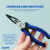 Danmi Hardware Tools Industrial Grade Wire Cutter Pointed Pliers Slanting Forceps Electrician Pliers Vice Tools Cutting Pliers