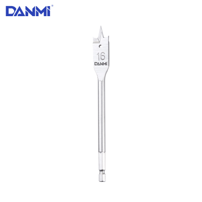 Danmi Woodworking Flat Drill Electric Hand Drill Punching Tool Set Wholesale Multi-Functional Hexagonal Handle Three-Pointed Carpentry Drill