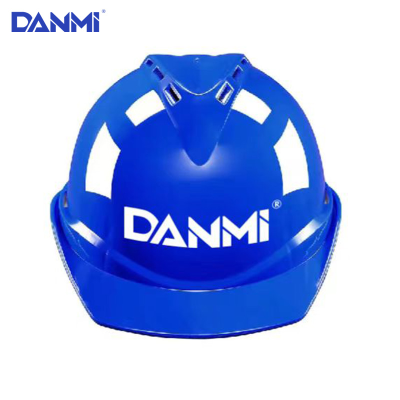 Danmi Hardware Tools Helmet Fiberglass Construction Site Breathable Helmet Engineering Construction Labor Protection National Standard Thickened