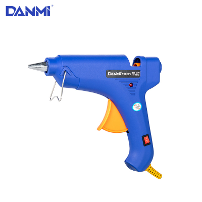 Danmi Electric Tool Hot Melt Glue Gun with Switch Indicator Light Hot Melt Small Glue Gun Gluing Equipment Glue Gun