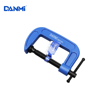 Danmi Hardware Tools Heavy Duty G-Shaped Clip C- Shape Clamp Sub Iron Clamp Strong F-Clamp Woodworking Fixed Fixture Clamping Device