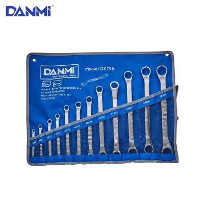 Danmi Hand Tool Matte Two-Headed Box Wrench Machine Repair Auto Repair Tools Repair Wrench Double Plum Wrench