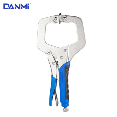 Danmi Tool Vise Grips C- Shaped Pliers Multifunctional Universal Pliers Flat Head Quick Fixed Woodworking Fixing Tool