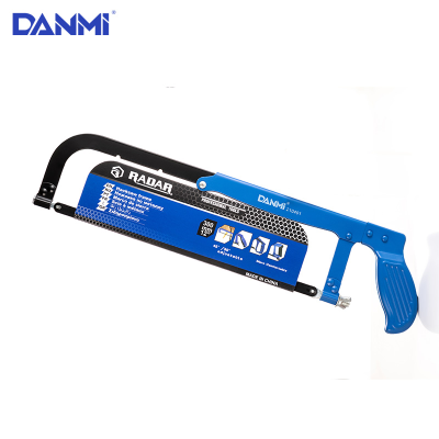 Danmi Hardware Tools Multifunctional Electroplating Sandblasting Hand Saw Adjustable Light Band Saw Blade Manual Hacksaw Frame