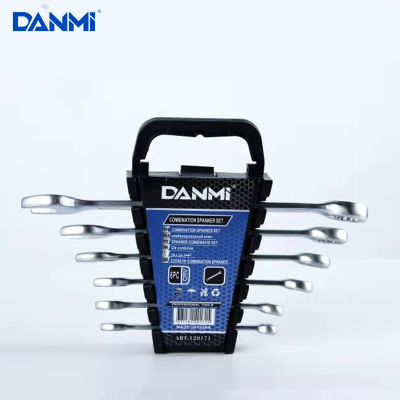 Danmi Hardware Tools Open Plum Dual-Purpose Wrench Plastic Rack Set Plum Open Wrench Kit Wrench Tool