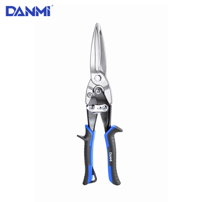 Danmi Hardware Tools Industrial Grade Aviation Snip Straight Right Head Sheet Metal Shears Professional Scissors Sheet Metal Shears Knife
