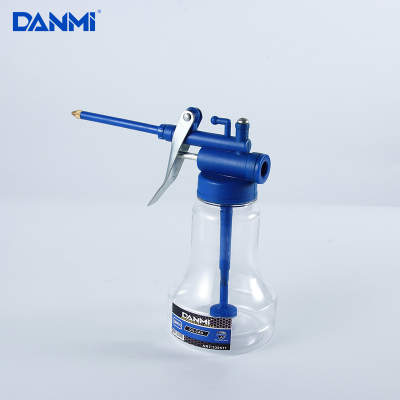 Danmi Hardware Tools High Pressure Oiler Transparent Soft Mouth Plastic Nozzle Hose Oil Gun Grease Injector Oiler