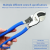 Danmi Hand Tool Cable Cutter Non-Slip Heavy Duty Cable Cutter Knife Multi-Function Stripping Big Head Cable Cutter Knife