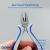 Danmi Hardware Tools Mini Pointed Pliers Flat Bit Tongs round Nose Pliers Needle Pliers Small Handmade Steel Wire Pliers Tool