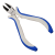 Danmi Hardware Tools Mini Pincette Multi-Functional Pointed Pliers Vice Handmade DIY Wire Cutter Bevel
