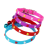 Pet Supplies Silicone Band Bell Cat J Footprints Collar Small Dog Cat Multi-Pattern Dog Traction Belt