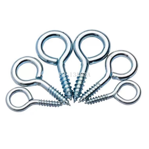 现货羊眼自攻螺钉DIY闭口羊眼圈螺丝挂钩闭口灯钩问号螺丝羊角钉