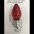 C7 Red GenOptics Aura Essence God of Wealth Bubble Small Night Lamp Small Head Altar Bulb Tungsten Wire Dimming Household Candle Bulb