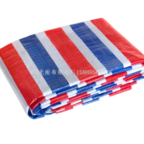 彩条布雨布塑料篷布防水布油布蓬布PVC蓬布夜市蓬布