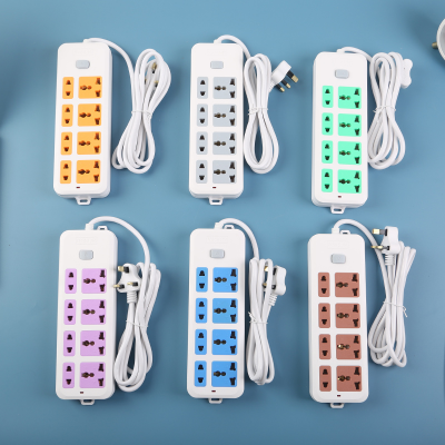 Electrical Products 04# Multifunctional Power Strip Board with USB Can Be Used for Europe, America and British Plugs