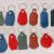 New Fashion Leather Key Chain Pu Leather Cattle-Leather Key Ring Small Gift Metal & Leather Car Key Pendant