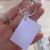 Cross-Border Hot Sale Sublimation Diy Keychain Set Blank Coaster Cosmetic Bag Blank Refrigerator Magnetic Sticker Crafts