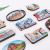 Color Printing Wooden Craftwork Wholesale Creative Hollow Retro Refridgerator Magnets Travel Gift Refrigerator Message Magnetic Paste