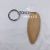 Foreign Trade in Stock Wood Laser Sculpture Printing Keychain Small Gift Beech Wooden Pendant Solid Wood Creative
