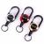 Easy Pull Retractable Buckle Steel Wire Rope High Rebound Retractable Key Ring Bracelet Anti-Lost Anti-Theft Clasp Metal Quick Installation Ring