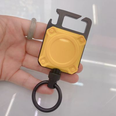 Magnetic Retractable Key Ring Sea Fishing Rock Fishing Equipment Luer Accessories Can Buckle Amazon Cross-Border Hot Selling