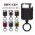 Magnetic Retractable Key Ring Sea Fishing Rock Fishing Equipment Luer Accessories Can Buckle Amazon Cross-Border Hot Selling