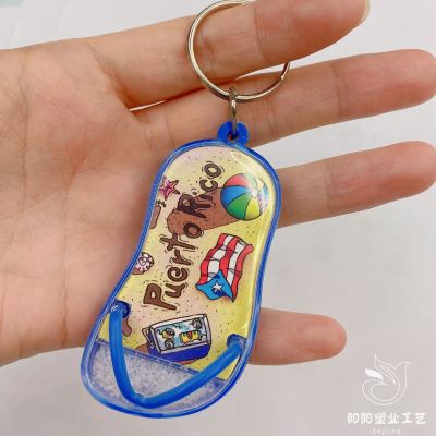 Low Price Advertising Acrylic Keychain Real Shooting Pendant Gift Manufacturer Quality Assurance Gift