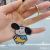 Creative Color Acrylic Key Chain Customization Diy Cartoon Cartoon Creative Handbag Pendant Cute Small Jewelry