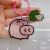 Cute Shaped Acrylic Keychain Small Pendant Japanese Cartoon Strawberry Bear Student Couple Backpack Schoolbag Pendant