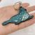 Pvc Flexible Glue Keychain Silicone Personality Flat Epoxy Key Ring Gift Pendant Pvc Rubber Key Customization