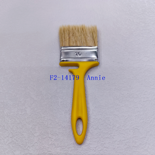 黄色塑柄公分白色毛刷油漆刷滚筒刷爆款好卖价格公道质量优