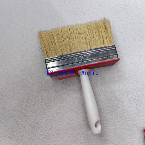 白色塑柄油漆刷滚筒刷白色尼龙毛刷子墙刷价格便宜超级好用款刷子