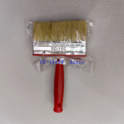 红色塑柄油漆刷滚筒刷方刷白色尼龙毛刷子墙刷便宜超级好用款刷子