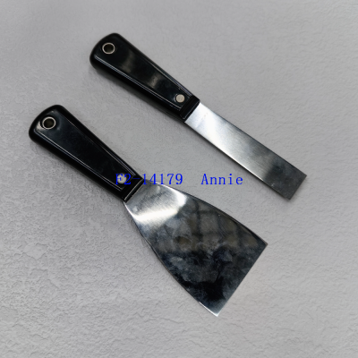 Factory Wholesale blackr Plastic Handle Putty Knife Thickened Scraper Putty Knife Cement Shovel Oilman Ash Knife Shovel