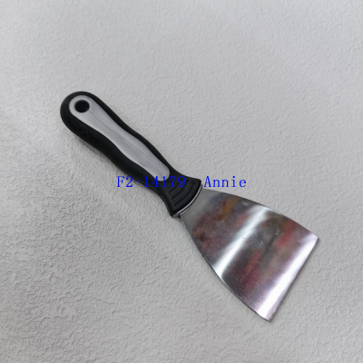 Factory Wholesale Two-Color Plastic Handle Putty Knife Thickened Scraper Putty Knife Cement Shovel  Shovel