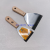 Factory Wholesale Plastic Handle Putty Knife Putty Knife Household Yellow and Black Handle Carbon Steel Scraper