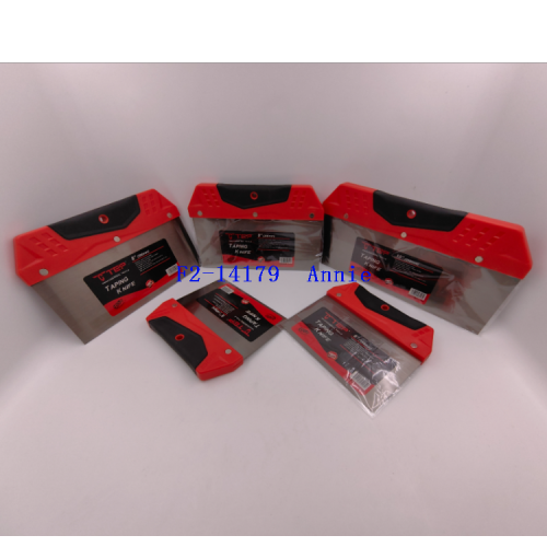 厂家批发塑料柄油灰刀铁柄腻子刀批刀双夹木柄铲刀镜面灰刀