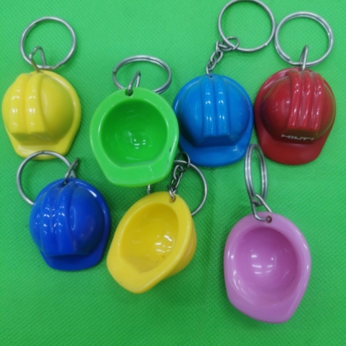 supply mini small sized safety helmet safety helmet keychain small gift safety helmet pendant welcome to order.