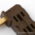 American Socket Conversion Socket Flat Plug Socket Three-Hole Three-Position Flat Plug Brown