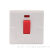 Universal Switch Single Switch Wall Switch with Red Indicator Light White Panel Red Switch
