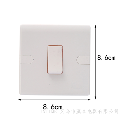 Single Switch Open-Mounted Switch White Switch Square Switch