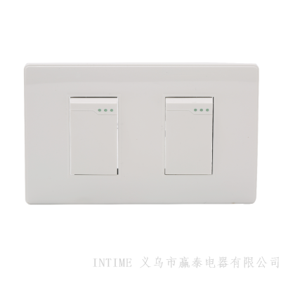 Second Section Switch Wall Switch White Square Concealed Switch Has the Same Series of Other Products