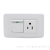 American Socket Three-Hole One-Bit Socket with Switch White Socket with the Same Series of Products