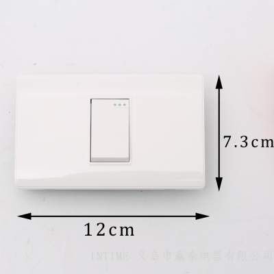 Single Switch Wall Switch Square White Switch Has the Same Series of Other Products
