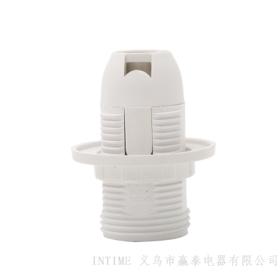 CE Certification E14 Screw Lamp Holder White Lamp Holder Plastic Lamp Holder Lighting Accessories Lamp Repair Accessories